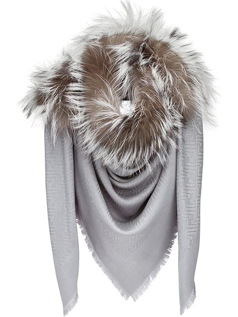 fendi scarf nordstrom|fendi scarf with fur trim.